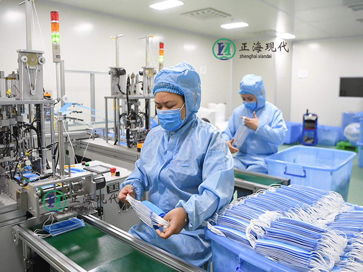 口罩廠生產(chǎn)車間